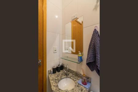 Banheiro da Suite de apartamento à venda com 2 quartos, 104m² em Vila Helena, Santo André
