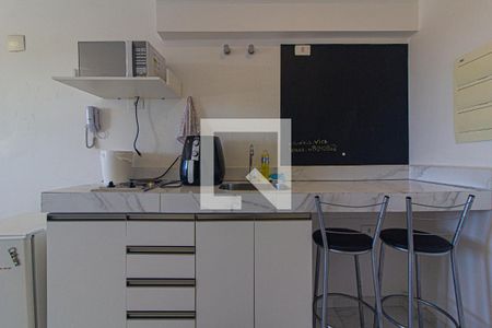 Cozinha de kitnet/studio para alugar com 1 quarto, 30m² em Mercês, Curitiba