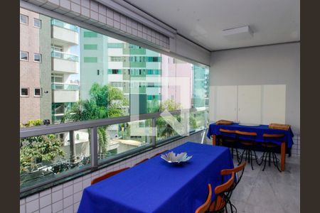 Varanda Goumert de apartamento à venda com 4 quartos, 145m² em União, Belo Horizonte