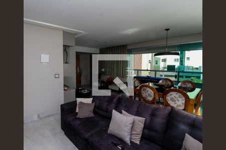 Sala de apartamento à venda com 4 quartos, 145m² em União, Belo Horizonte