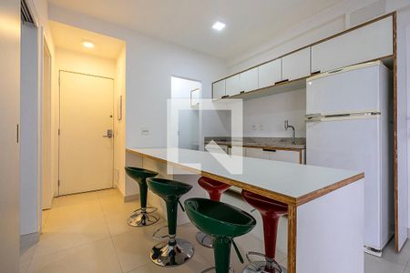 Sala/Cozinha de apartamento para alugar com 1 quarto, 56m² em Paraíso, São Paulo