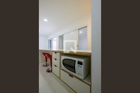 Sala/Cozinha de apartamento para alugar com 1 quarto, 56m² em Paraíso, São Paulo