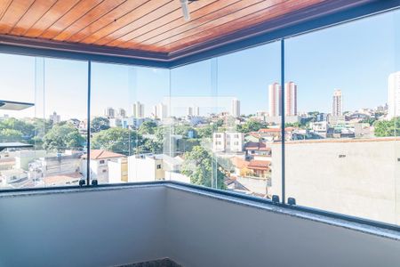 Varanda da Sala de apartamento para alugar com 3 quartos, 130m² em Vila Valparaíso, Santo André