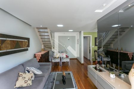 Sala de apartamento à venda com 4 quartos, 110m² em Santa Cruz, Belo Horizonte