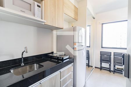 Studio - Cozinha de apartamento à venda com 1 quarto, 16m² em Vila Mariana, São Paulo