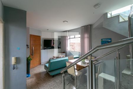 Sala de apartamento para alugar com 3 quartos, 120m² em Santo Antônio, Belo Horizonte