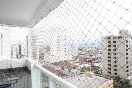 Sala /Varanda de apartamento para alugar com 1 quarto, 47m² em Vila Tupi, Praia Grande