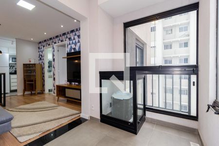 Varanda de apartamento para alugar com 1 quarto, 40m² em Brás, São Paulo