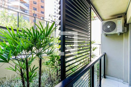 Varanda de kitnet/studio para alugar com 1 quarto, 39m² em Santo Amaro, São Paulo