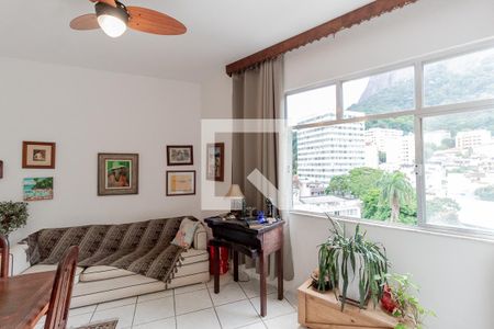Sala de apartamento à venda com 2 quartos, 62m² em Humaitá, Rio de Janeiro