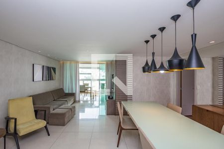 Sala de apartamento à venda com 4 quartos, 145m² em Buritis, Belo Horizonte