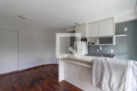 Sala e Cozinha de apartamento para alugar com 2 quartos, 46m² em Vila Olímpia, São Paulo