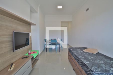 Sala de Estar e Jantar de apartamento para alugar com 1 quarto, 49m² em Vila Matias, Santos