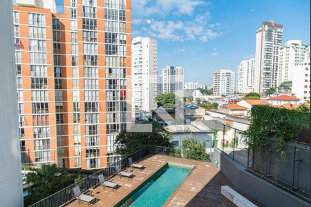 Vista da varanda de apartamento para alugar com 1 quarto, 44m² em Vila Mariana, São Paulo