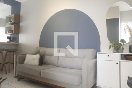 Sala de casa de condomínio para alugar com 3 quartos, 51m² em Jardim Algarve, Alvorada