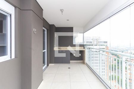 varanda de apartamento à venda com 2 quartos, 68m² em Cambuci, São Paulo