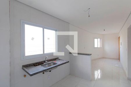 Sala e Cozinha Integrada  de apartamento à venda com 2 quartos, 41m² em Cidade Antônio Estevão de Carvalho, São Paulo