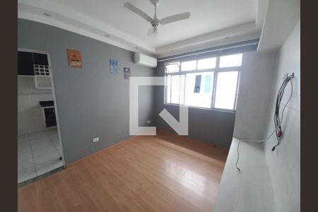 Sala de apartamento para alugar com 1 quarto, 46m² em Vila Valença, São Vicente