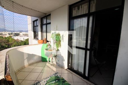 Varanda da Sala de apartamento à venda com 3 quartos, 75m² em Recreio dos Bandeirantes, Rio de Janeiro