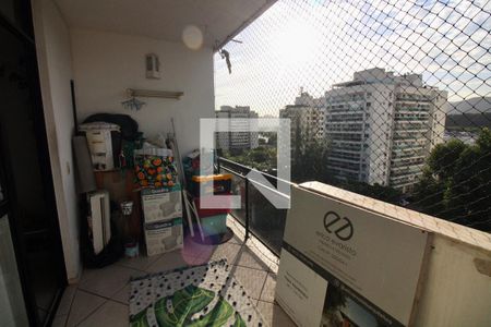Varanda da Sala de apartamento à venda com 3 quartos, 75m² em Recreio dos Bandeirantes, Rio de Janeiro