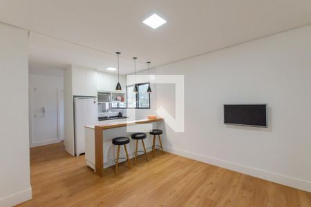 Sala de apartamento para alugar com 1 quarto, 40m² em Córrego Grande, Florianópolis