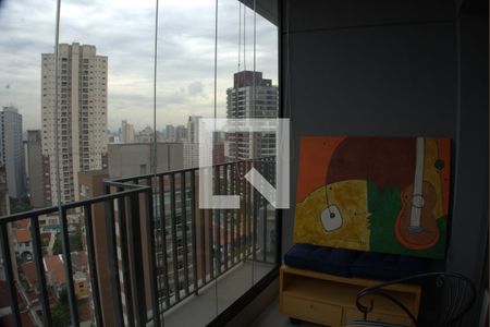 Varanda de kitnet/studio para alugar com 1 quarto, 26m² em Vila Mariana, São Paulo