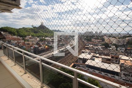 Varanda da Sala de casa de condomínio à venda com 2 quartos, 70m² em Olaria, Rio de Janeiro