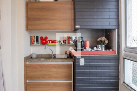 Sala e Varanda Gourmet de apartamento à venda com 3 quartos, 104m² em Vila Romana, São Paulo