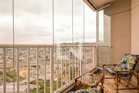 Varanda de apartamento à venda com 2 quartos, 55m² em Vila Galvão, Guarulhos