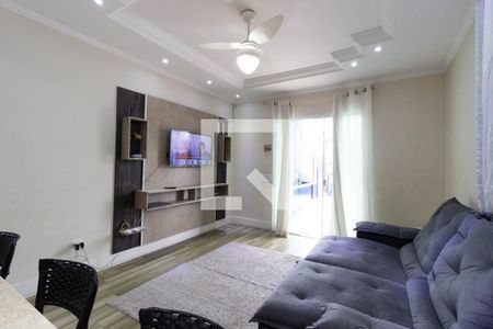 Sala de casa para alugar com 1 quarto, 70m² em Vila Fidalgo, São Paulo