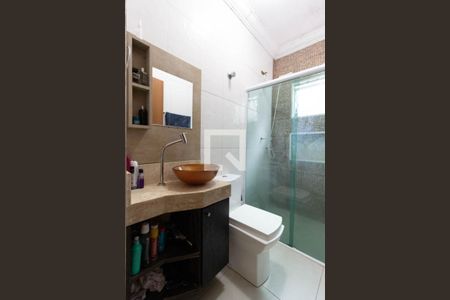Banheiro de casa para alugar com 1 quarto, 70m² em Vila Fidalgo, São Paulo