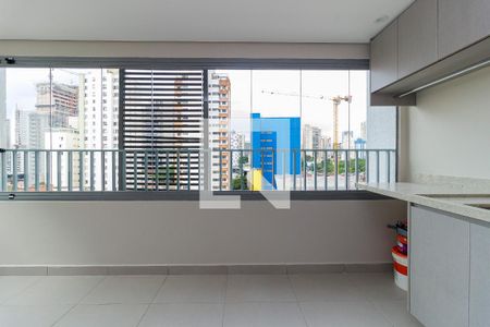 Sala - Varanda de apartamento para alugar com 1 quarto, 36m² em Jardim das Acacias, São Paulo