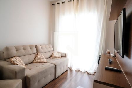 Sala  de apartamento à venda com 2 quartos, 70m² em Santa Maria, São Caetano do Sul
