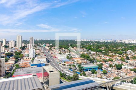 Sala - Vista de apartamento para alugar com 1 quarto, 43m² em Campo Belo, São Paulo