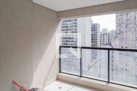 Varanda  de apartamento à venda com 2 quartos, 45m² em Bela Vista, São Paulo