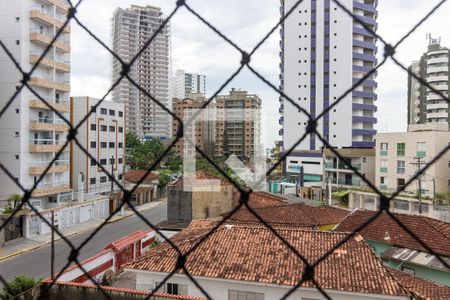 Vista da varanda de apartamento para alugar com 1 quarto, 45m² em Caiçara, Praia Grande