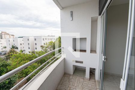 Varanda da Sala de apartamento para alugar com 3 quartos, 83m² em Vila São José, Taubaté