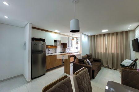 sala de estar/jantar de apartamento para alugar com 2 quartos, 45m² em Cambuci, São Paulo