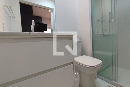 Banheiro da Suíte 1 de apartamento à venda com 3 quartos, 130m² em Swiss Park, Campinas