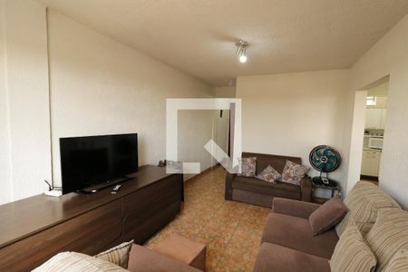 Sala de apartamento à venda com 2 quartos, 83m² em Vila Guiomar, Santo André