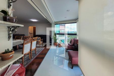 Varanda de apartamento à venda com 4 quartos, 180m² em Vila Caminho do Mar, São Bernardo do Campo