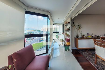 Varanda de apartamento à venda com 4 quartos, 180m² em Vila Caminho do Mar, São Bernardo do Campo