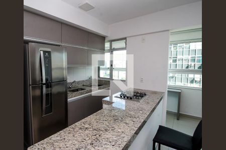 Cozinha de apartamento para alugar com 1 quarto, 42m² em Centro, Belo Horizonte