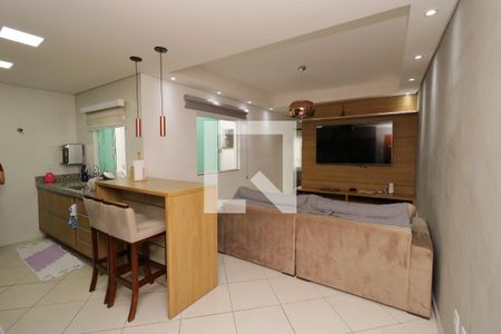 Sala de apartamento à venda com 2 quartos, 152m² em Vila Principe de Gales, Santo André