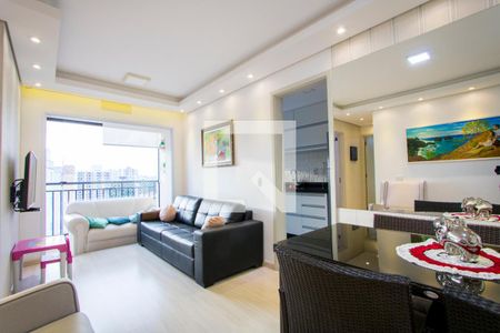 Sala de apartamento à venda com 2 quartos, 50m² em Jardim Jamaica, Santo André