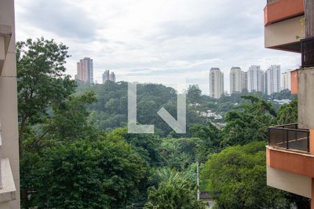 Vista Varanda de kitnet/studio para alugar com 1 quarto, 38m² em Panamby, São Paulo