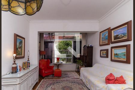 Sala  de apartamento à venda com 3 quartos, 105m² em Laranjeiras, Rio de Janeiro