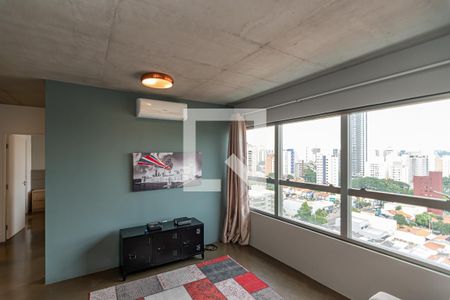 Sala  de apartamento à venda com 2 quartos, 70m² em Cambuí, Campinas