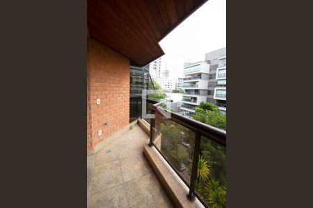 Varanda da Sala de apartamento à venda com 4 quartos, 181m² em Jardim Paulista, São Paulo
