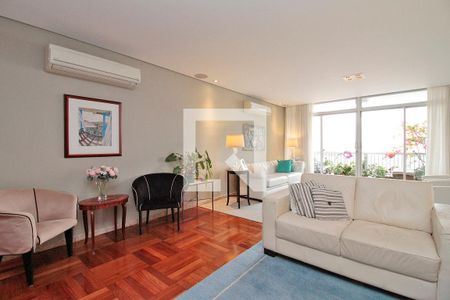 Sala de apartamento para alugar com 3 quartos, 210m² em Santa Cecília, São Paulo